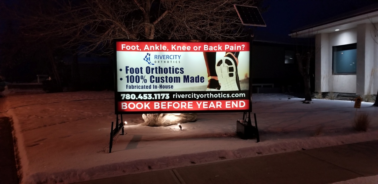 Leduc road side sign