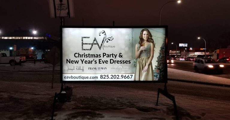 St. Albert Business sign