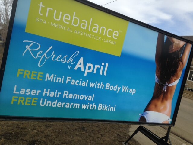 Mini Billboard Sign Markham | Sign Guru Sign Rentals