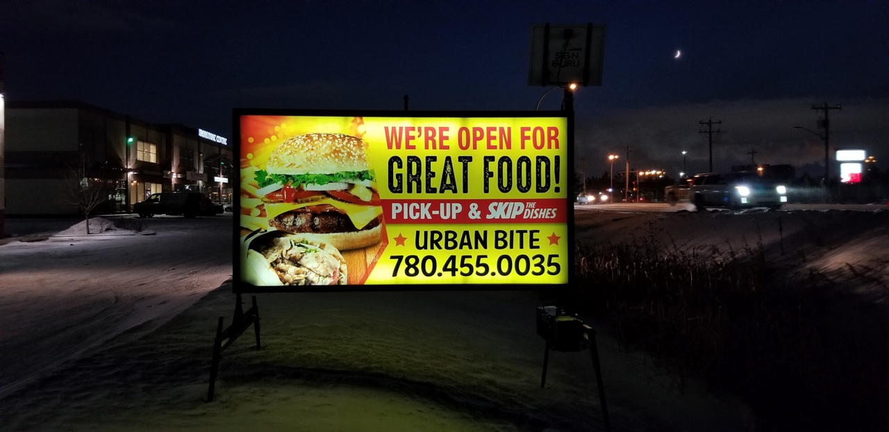 Illuminated Portable Signs Edmonton