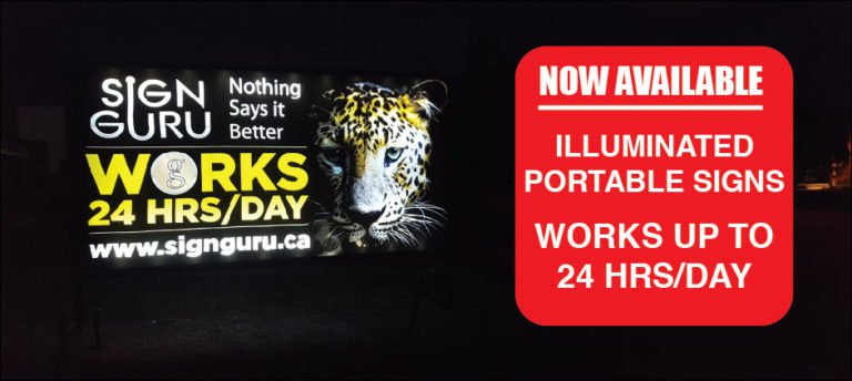 Portable Rental Sign Edmonton