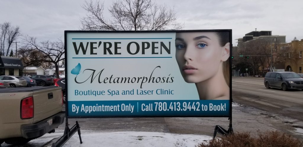 Mini-Billboard Signs Edmonton