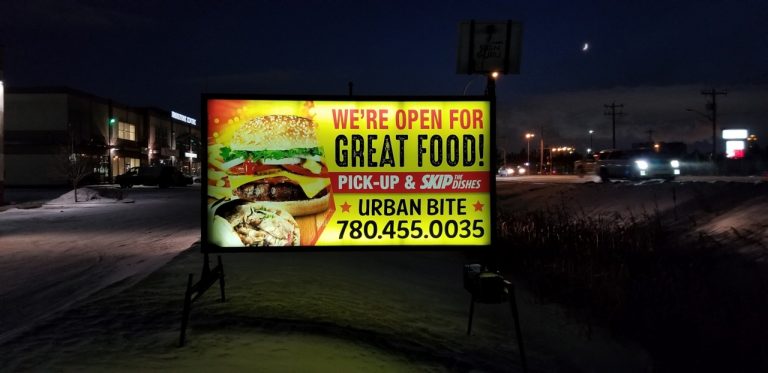 Business Road Signs Edmonton