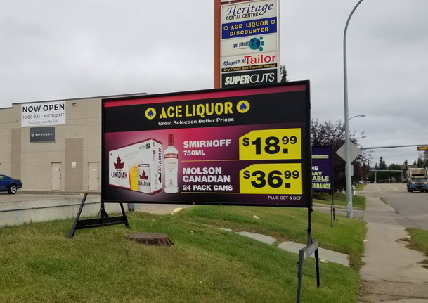business sign advertising