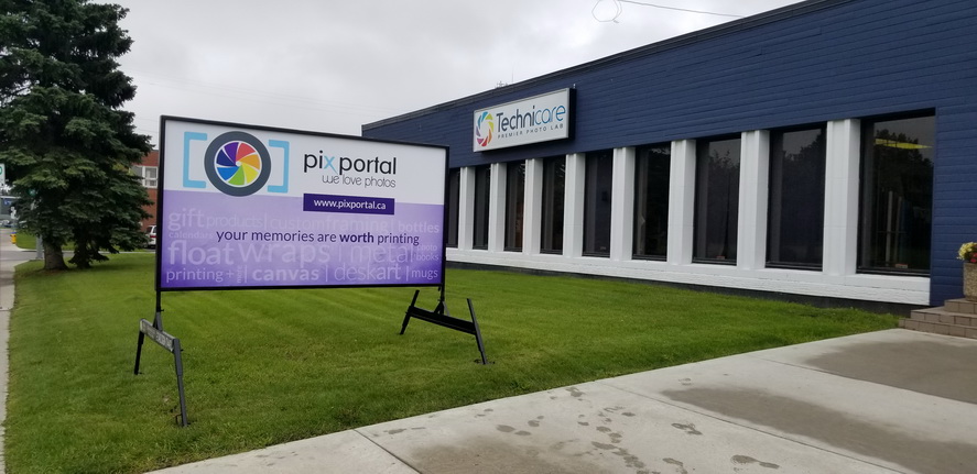 road side portable sign