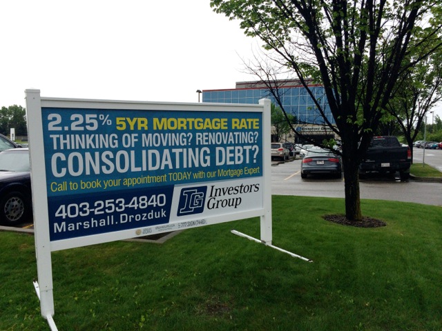 4x8 alberta sign rental