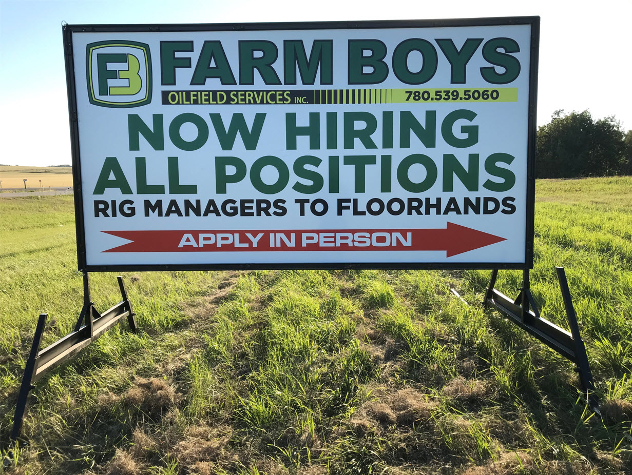 Grande Prairie mini billboards