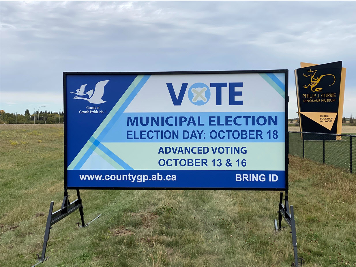 Grande Prairie mobile Sign