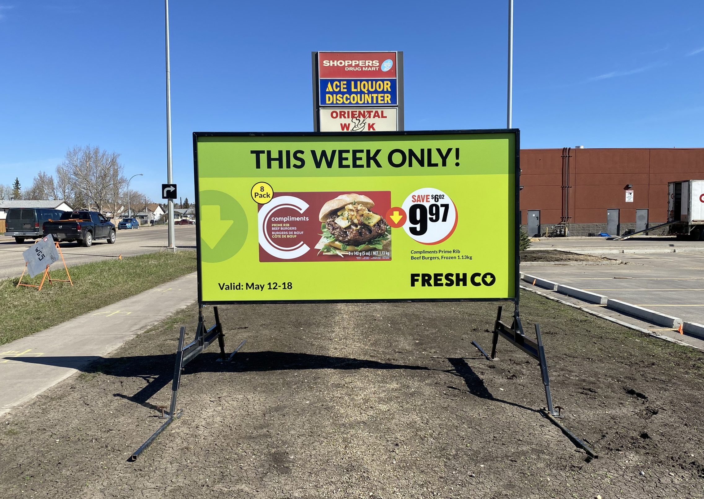 grande prairie portable sign