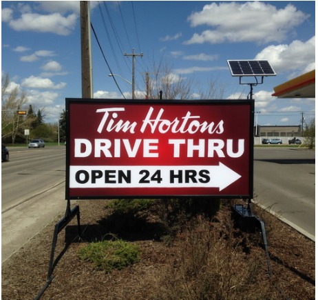 medicine hat mobile sign