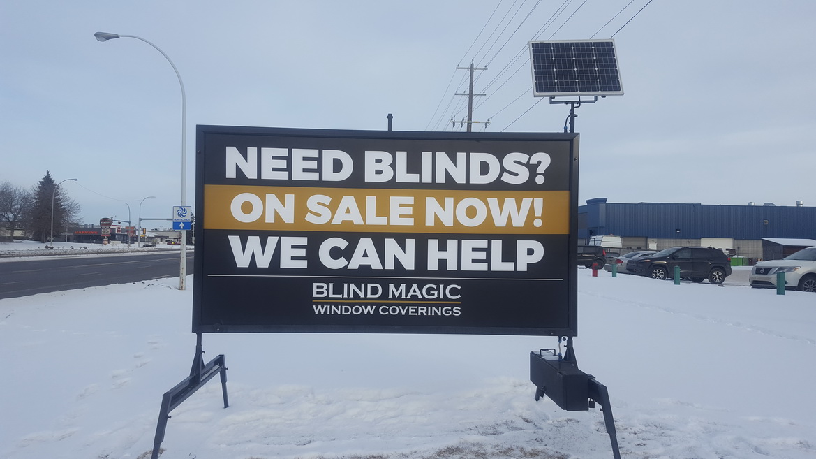 north battleford temporary sign
