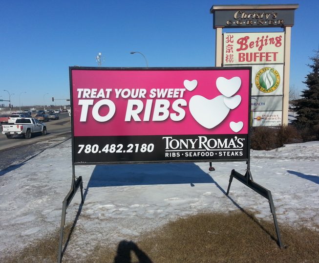 sherwood park mobile sign