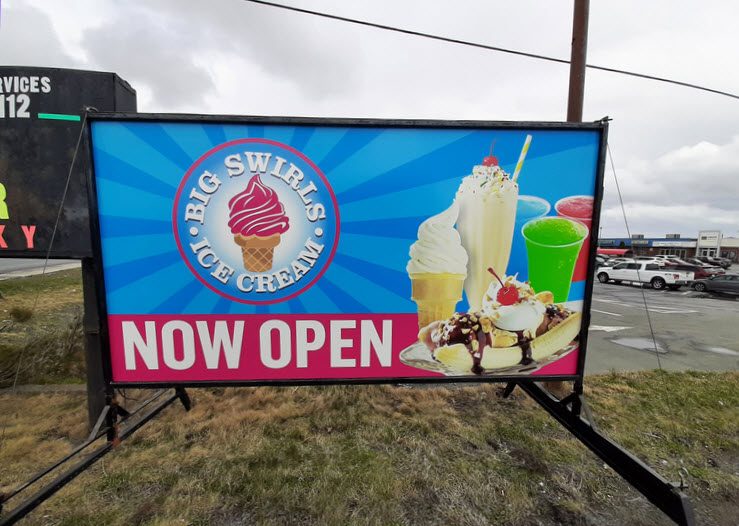 conception bay mobile sign