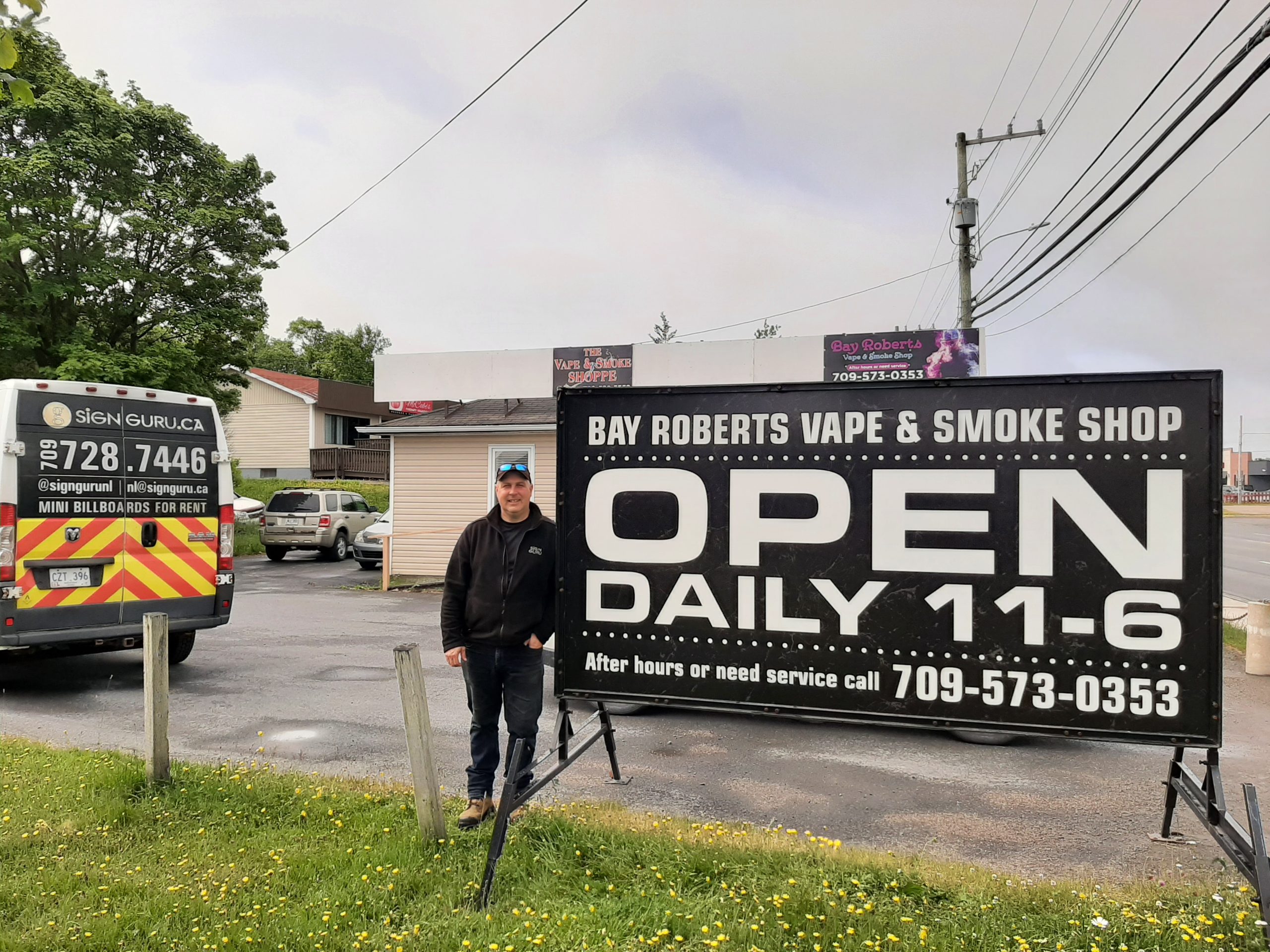 conception bay roadside sign