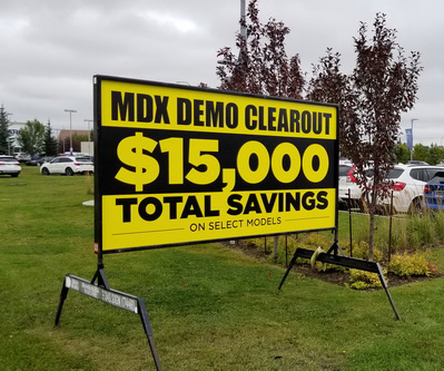 mobile sign advertising