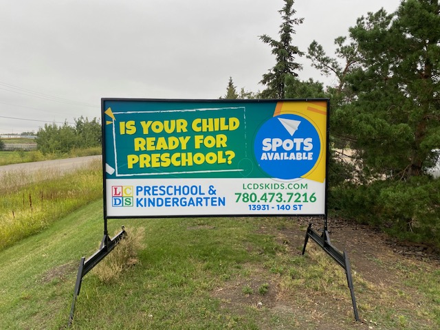 Mobile Roadside Sign