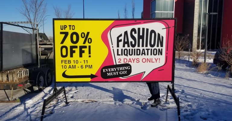 Portable Road Sign Rental
