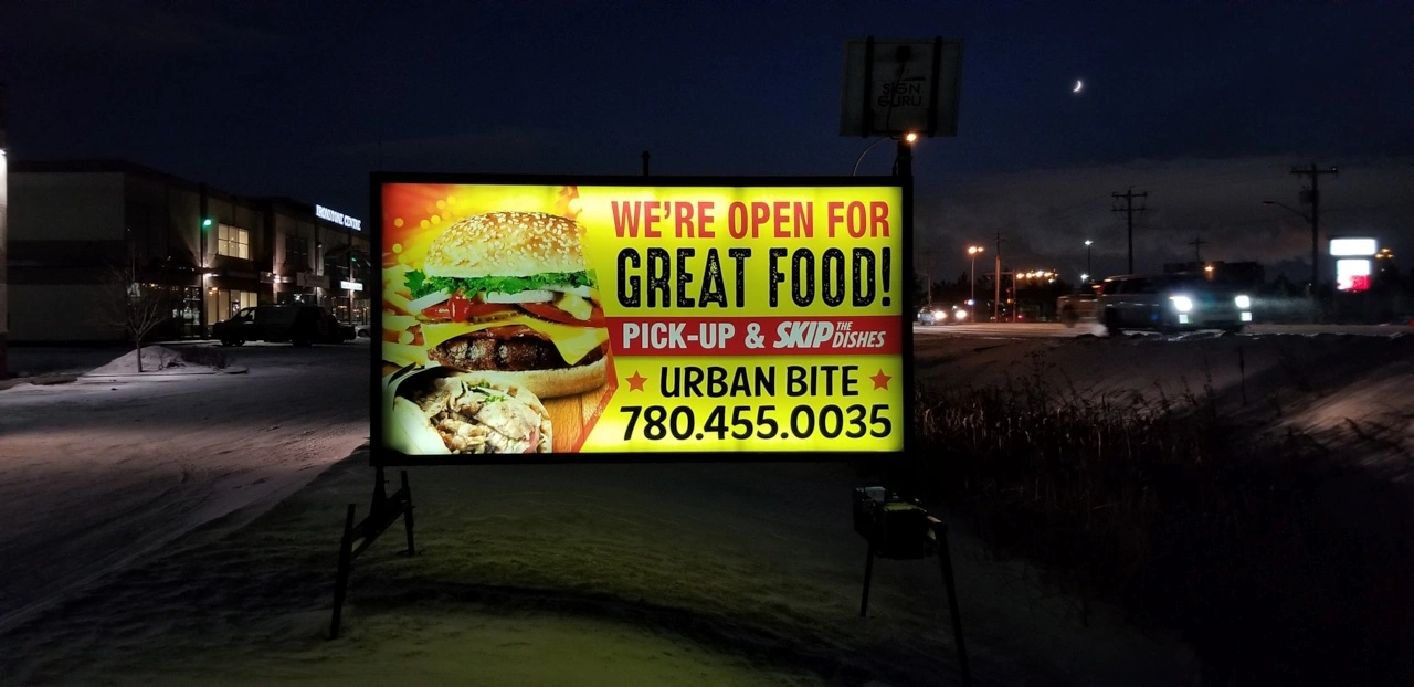 Illuminated Lawn Signs