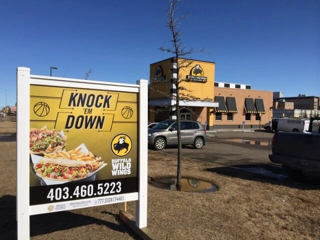 MINI BILLBOARD SIGNS RED DEER