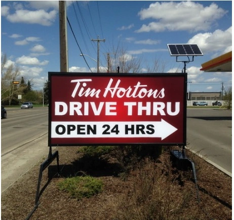 Portable Signs Medicine Hat