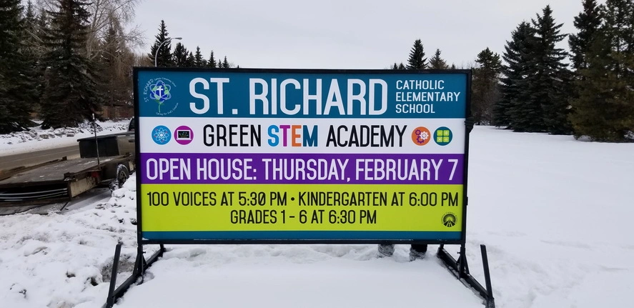 Prince George portable sign
