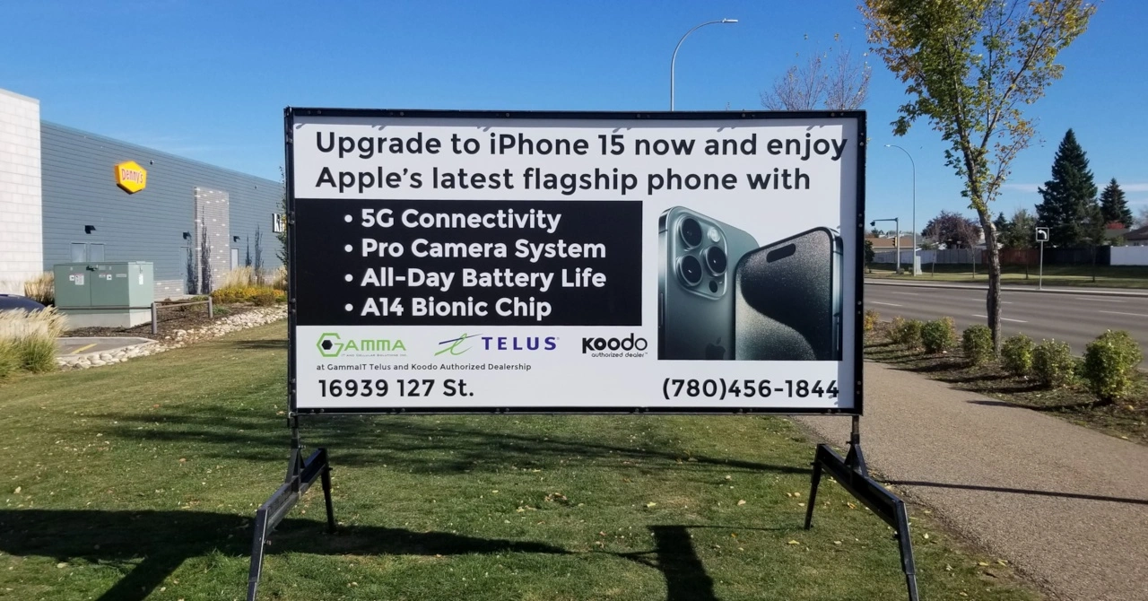 Sign Guru Mini Billboard Sign Rentals