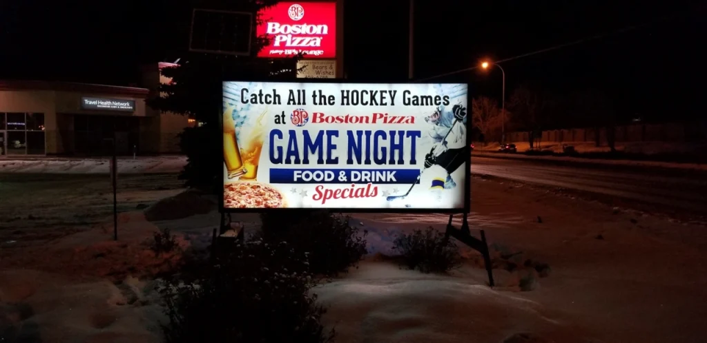 St. Albert Roadside Sign