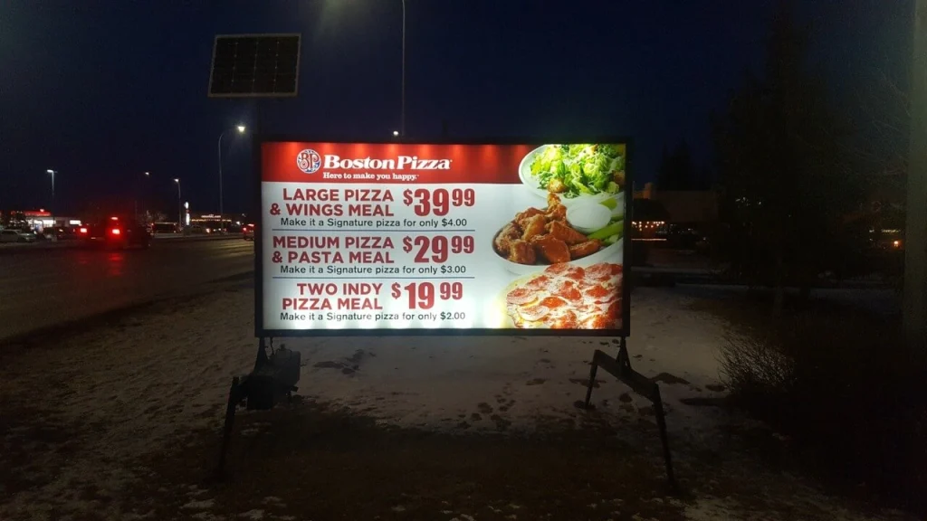 St. Albert Roadside Sign