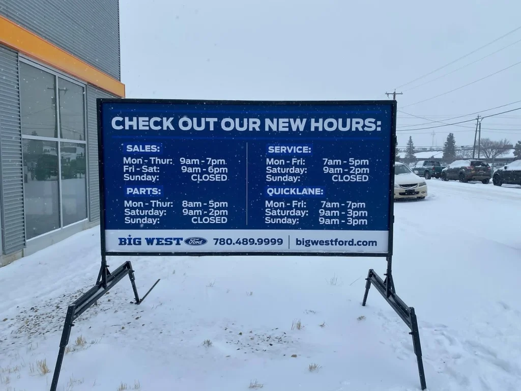 Thompson Portable Signs