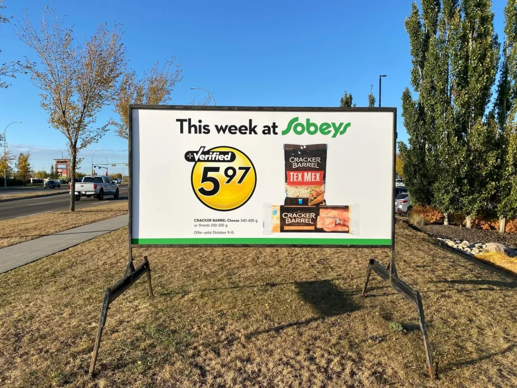 Mini Billboard Sign Rentals Edmonton
