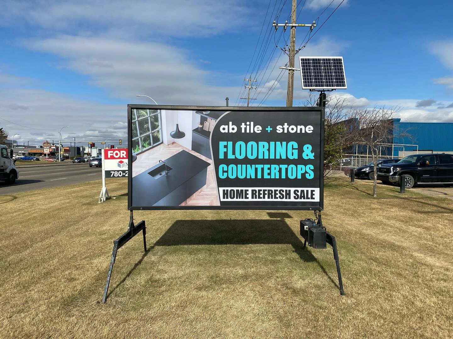 Mini Billboard Rentals Edmonton | Sign Guru Sign Rentals