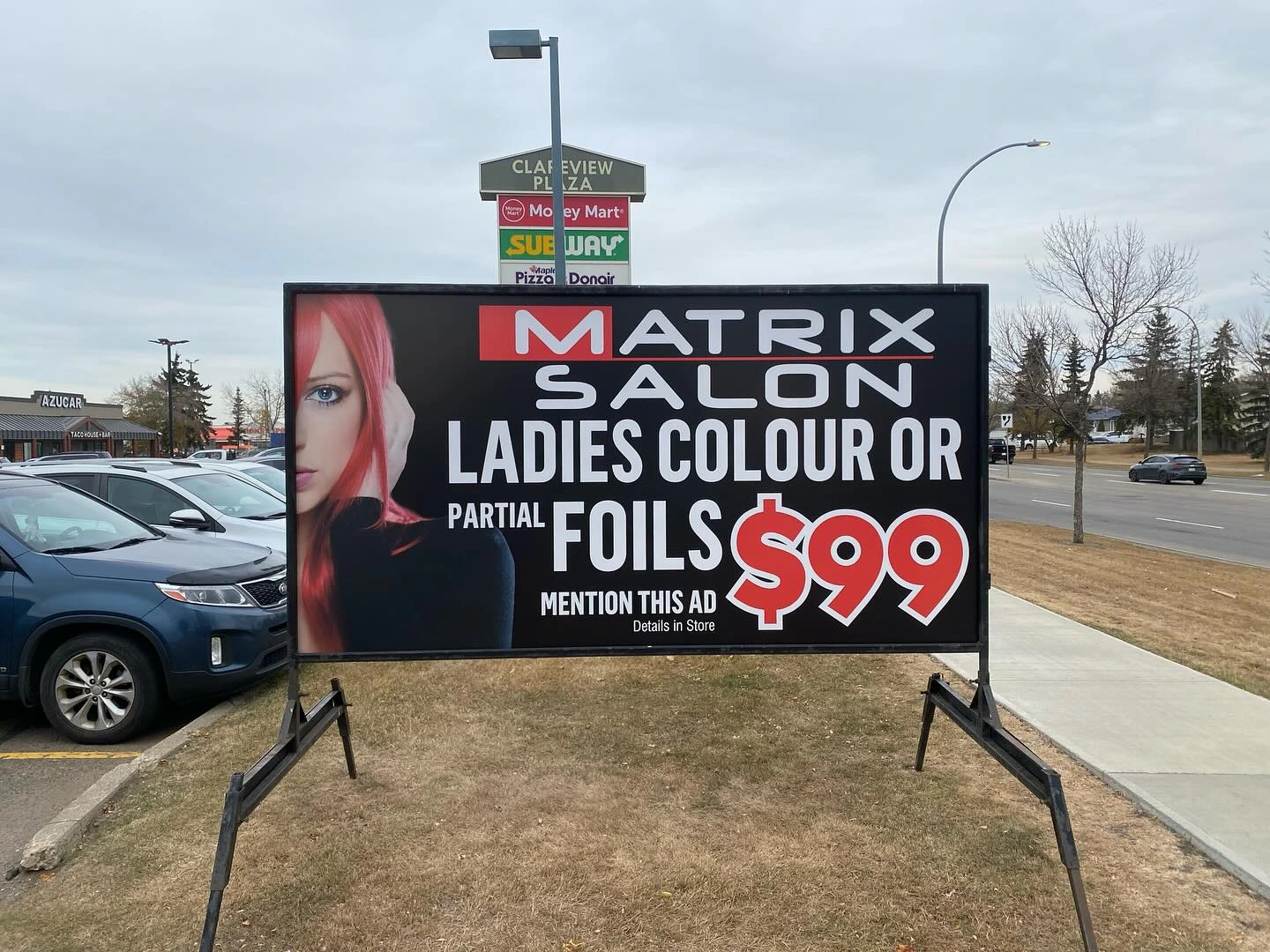 Mini Billboard Sign Rentals Edmonton