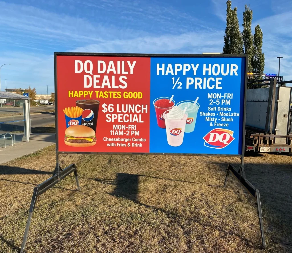 Portable Sign Rental Edmonton