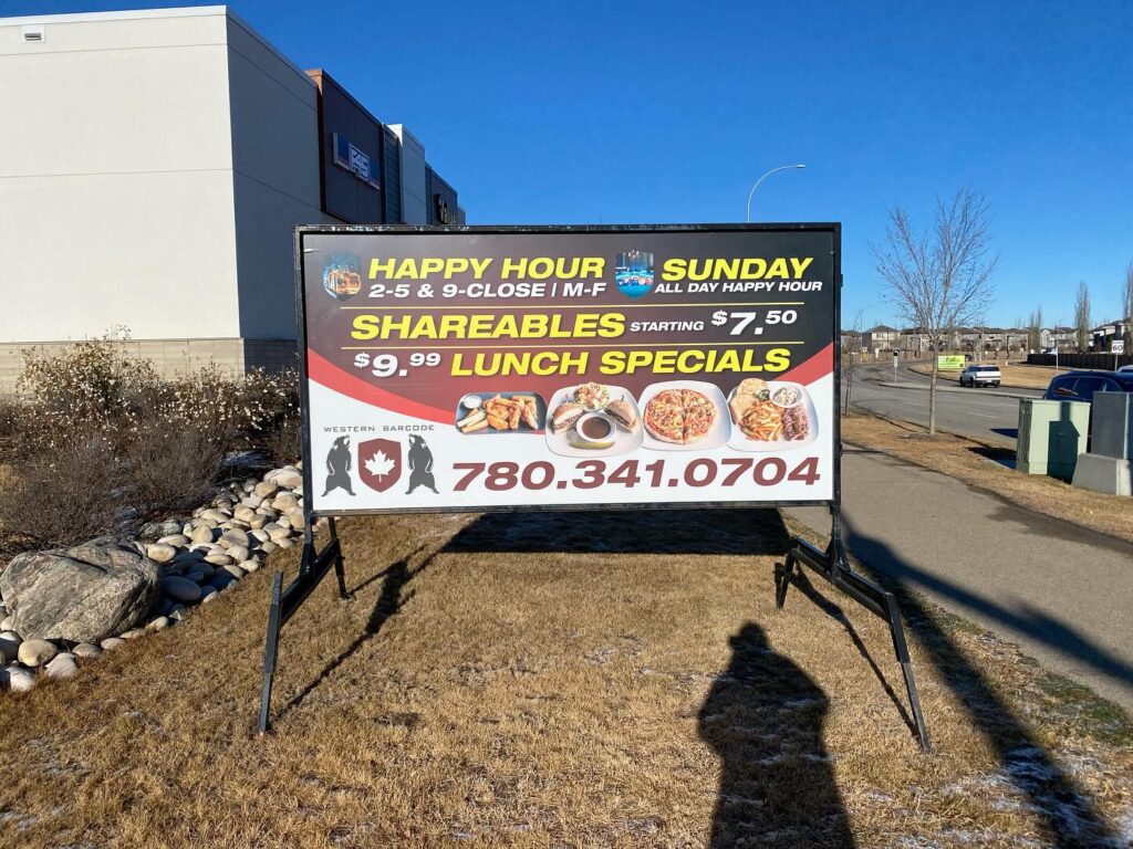 Leduc Portable Signs