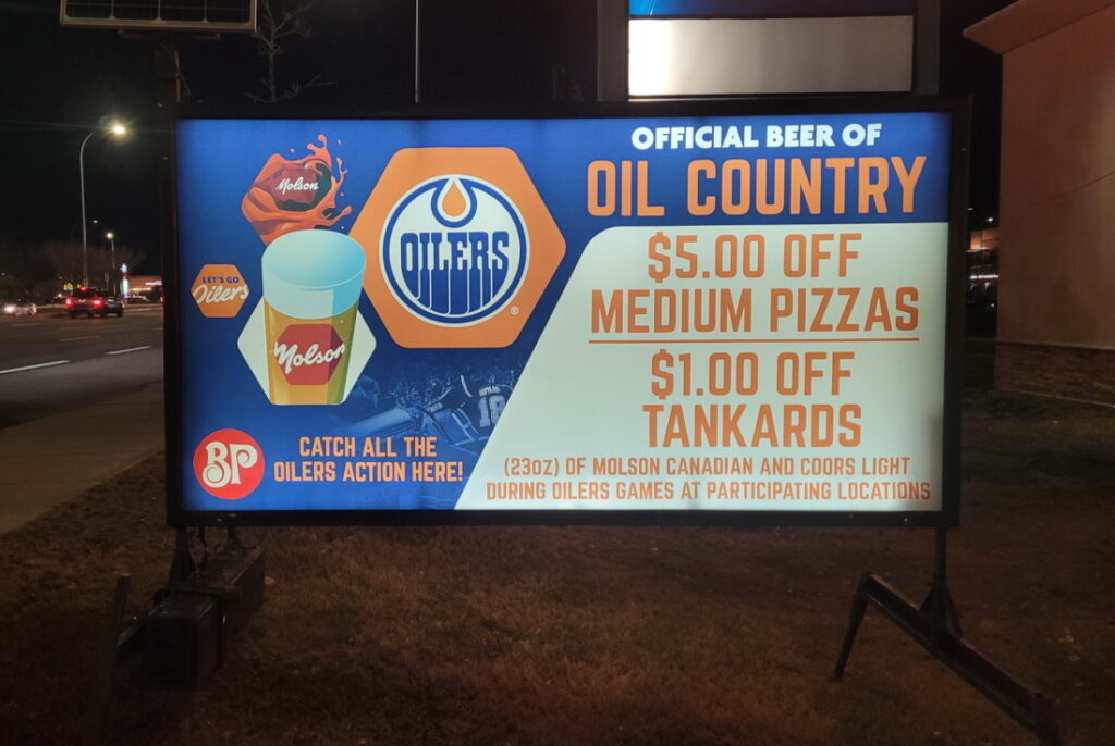 Lighted Portable Road Signs