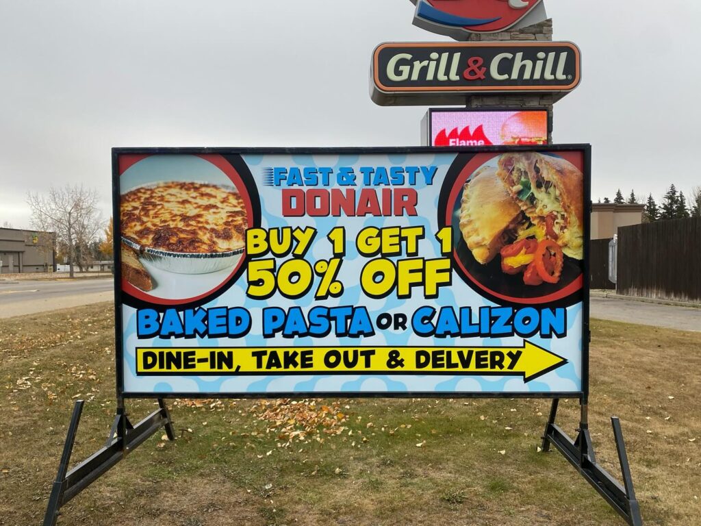 Spruce Grove Portable Signs