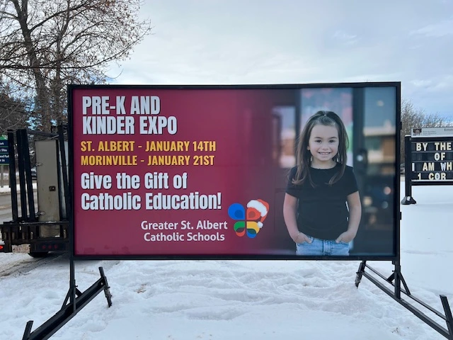 Custom Mobile Road Sign