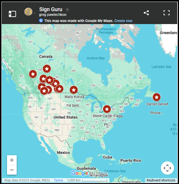 Sign Guru - Google Map