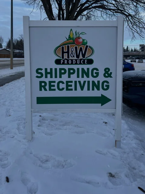 Small Portable Road Sign