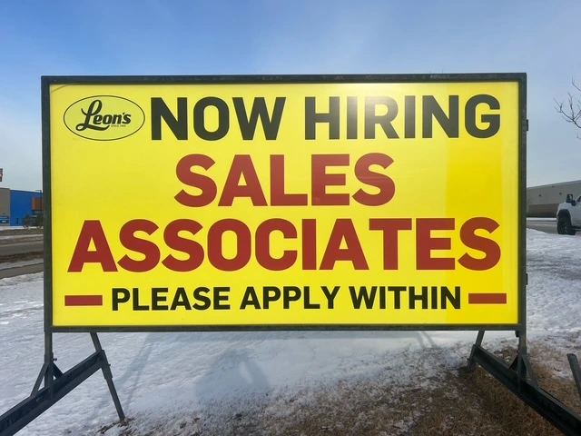 Mobile Hiring Signs
