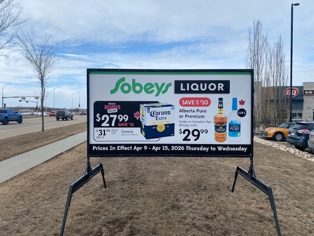 Rent a Road Advertising Sign