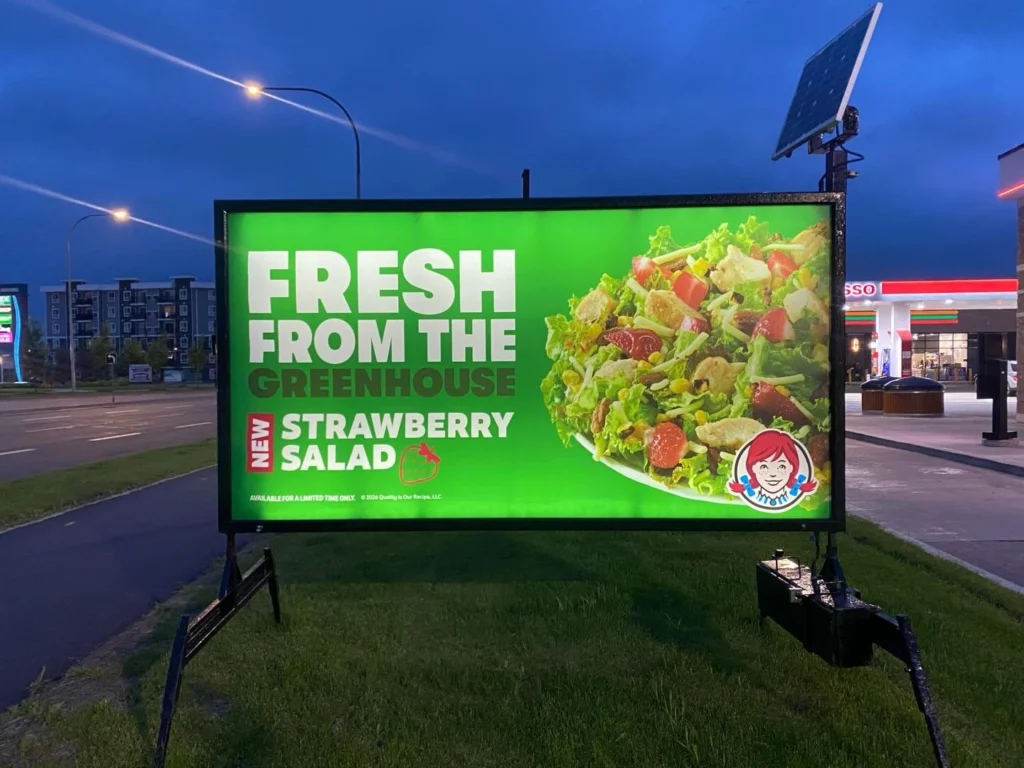 Illuminated Portable Sign Rentals