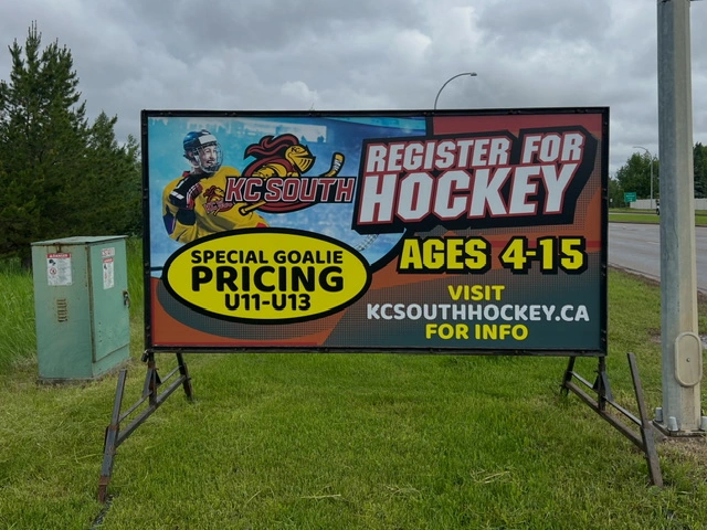 Portable sign rental