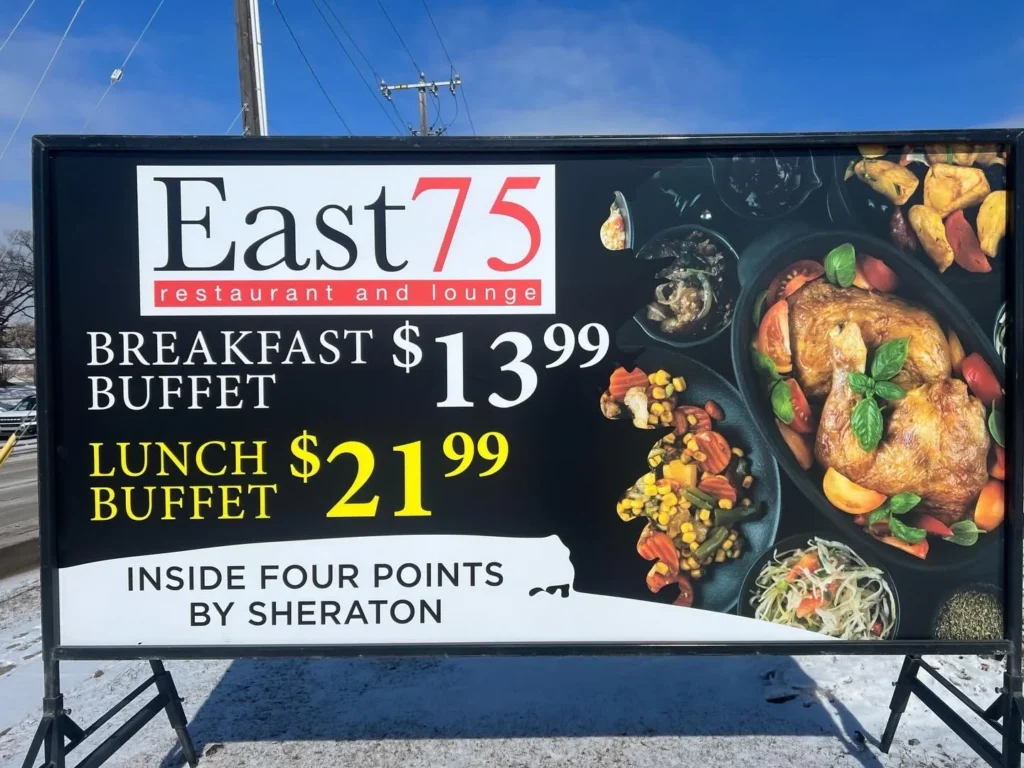 Mobile Signs for Restaurants