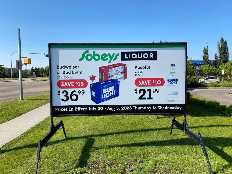 Mini Billboard & Roadside Signs