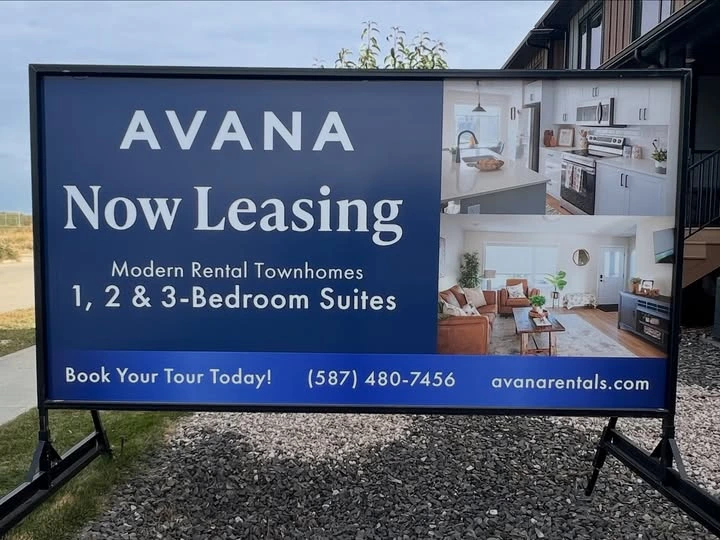affordable portable sign advertising